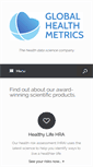 Mobile Screenshot of globalhealthmetrics.com